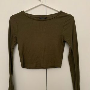 cropped long sleeve